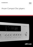 Arcam CD-72 - Owners Manual 